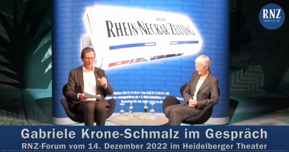 Gabriele Krone-Schmalz in Ladenburg